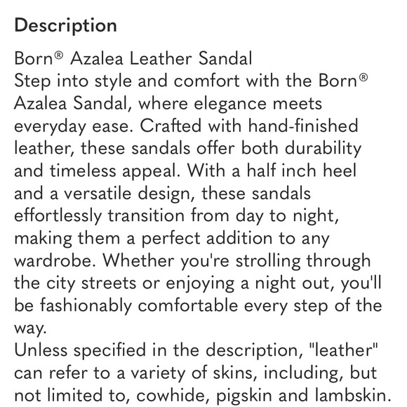 BORN Sandals Azalea Soft Genuine Suede Leather Artistic Flower Excellent Size 7 - Picture 8 of 9